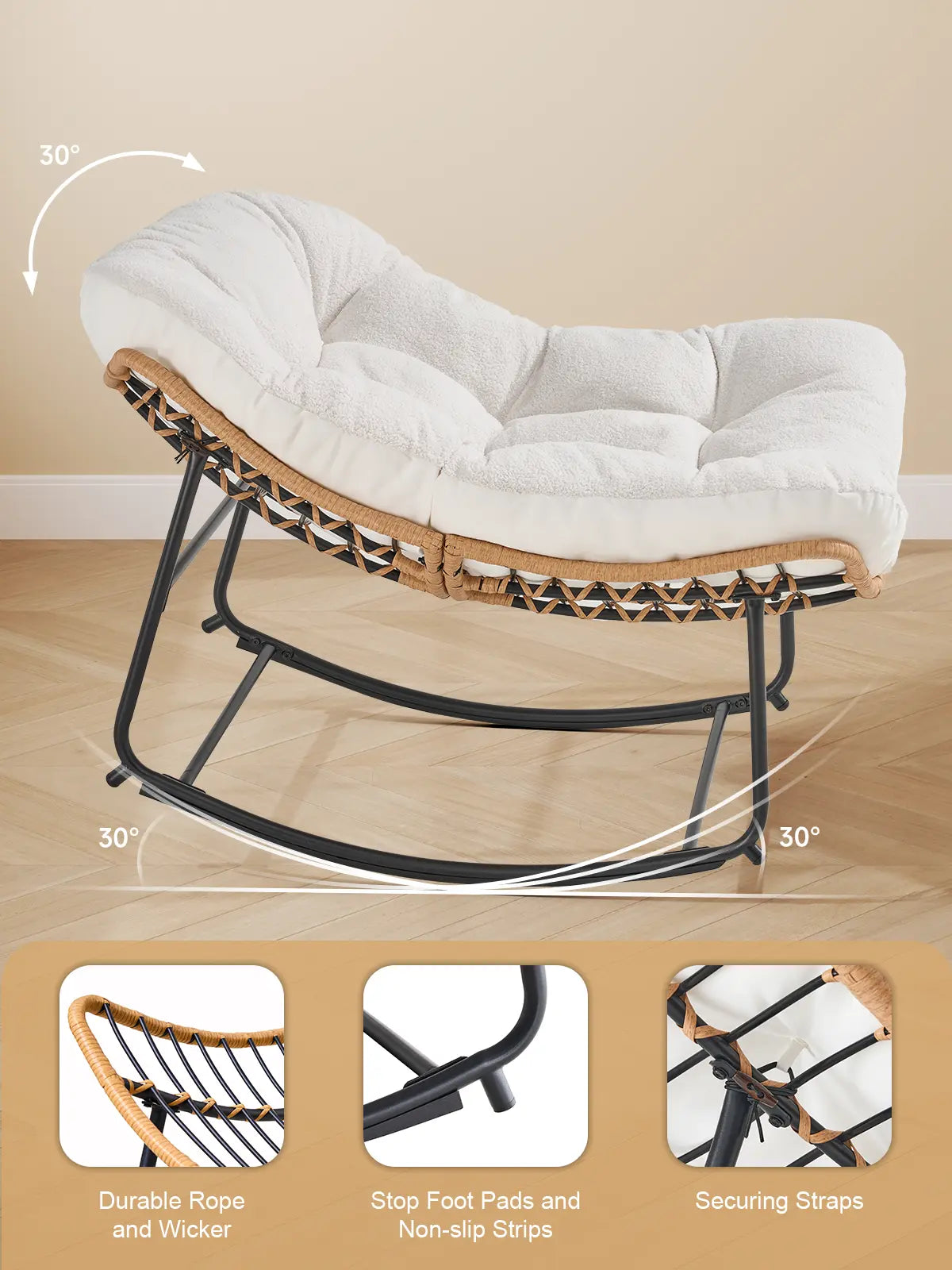 Cadet Oversized Indoor Outdoor Rocking Chairs