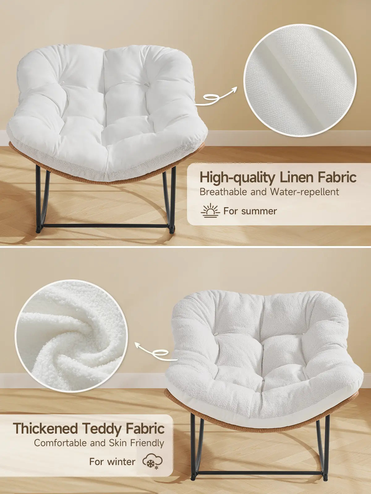 Cadet Oversized Indoor Outdoor Rocking Chairs